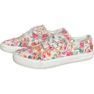 Blowfish Malibu Vesper Slip on Sneakers with Pink Floral Print